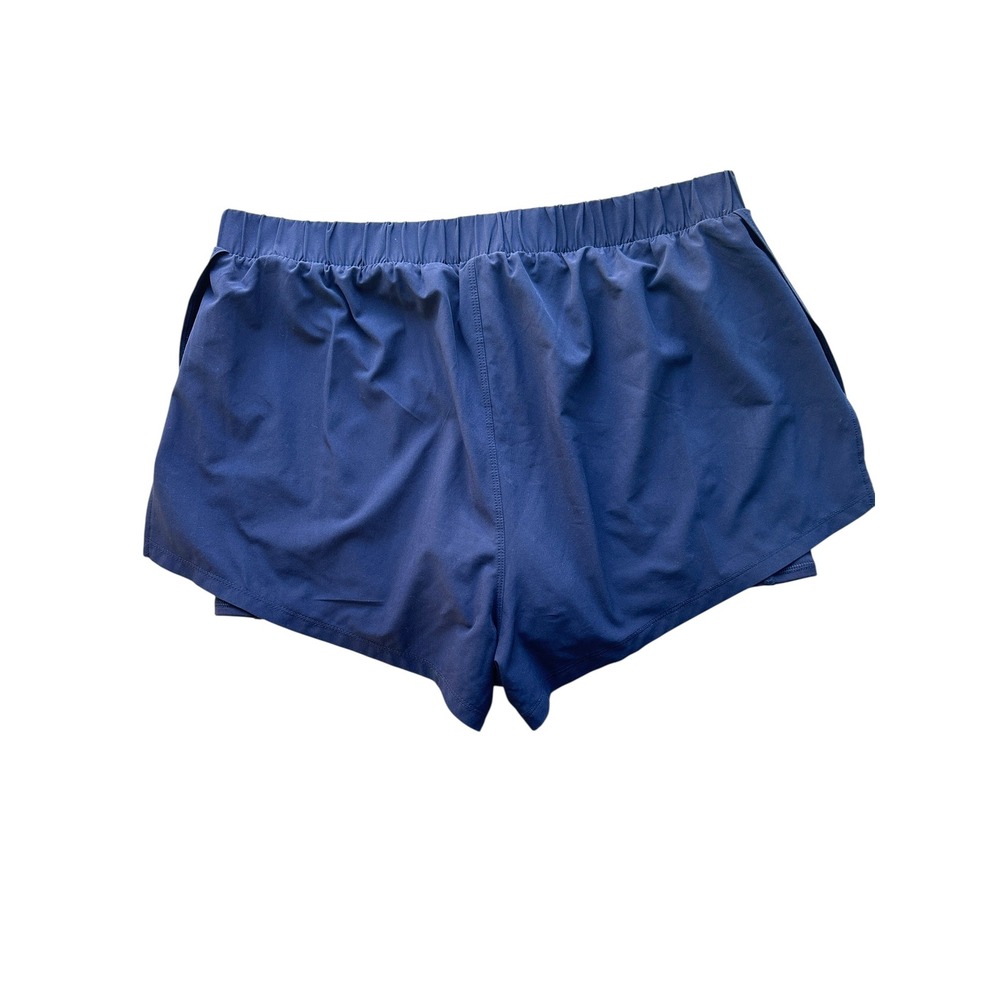 GapFit Navy 2-in-1 Running Shorts Athleisure‎ Sporty Compression Liner Large